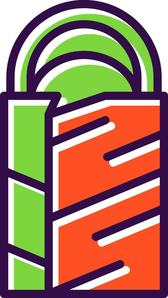Sleeping bag Vector Icon Design