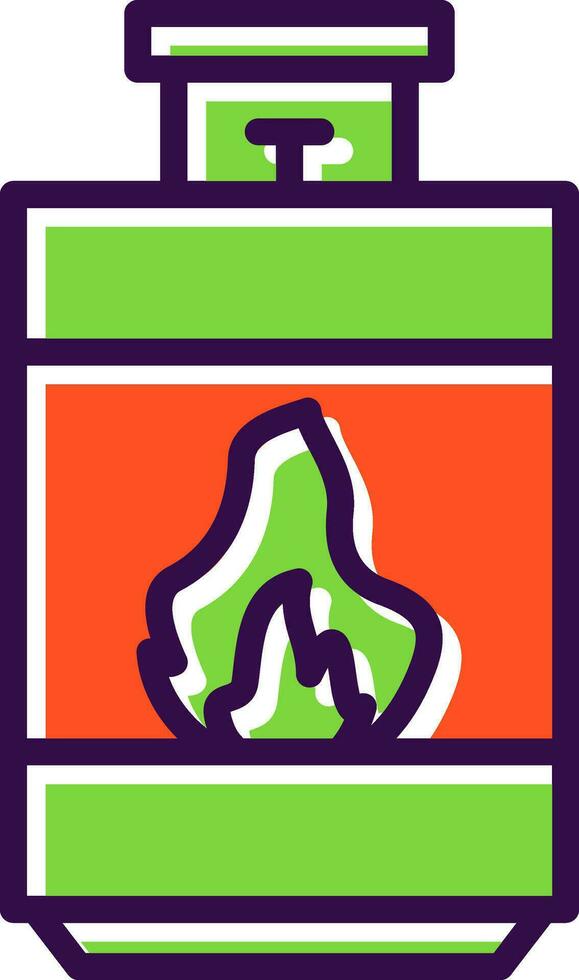 Cooking gas Vector Icon Design