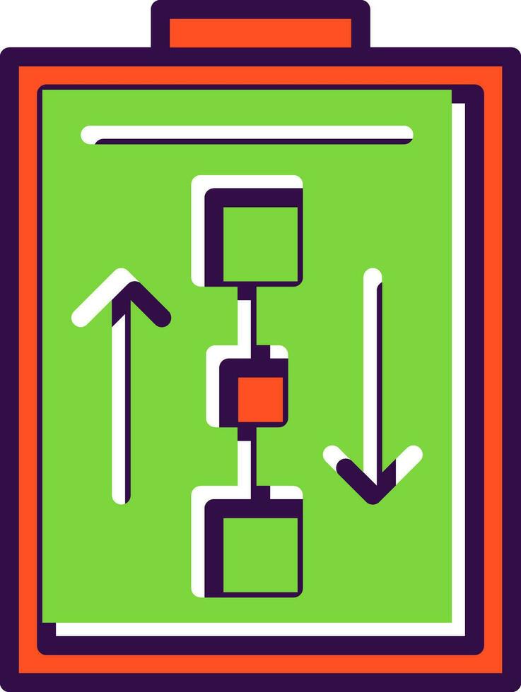 Workflow Vector Icon Design