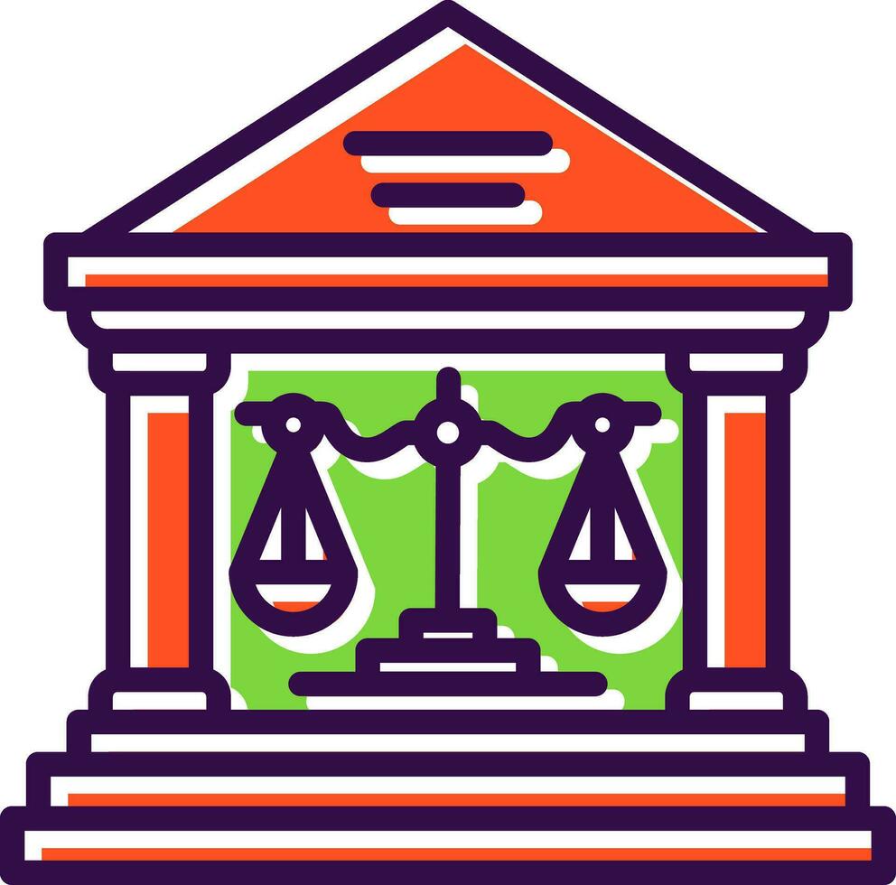 Supreme court Vector Icon Design