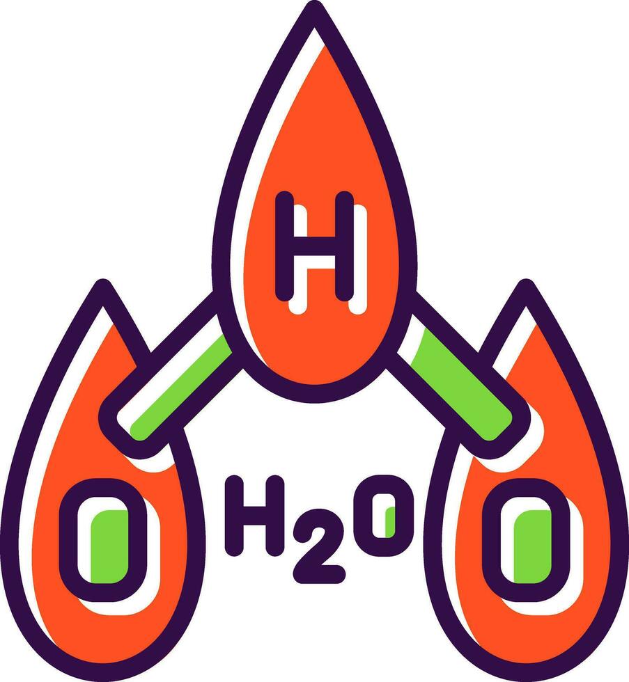 H2o Vector Icon Design