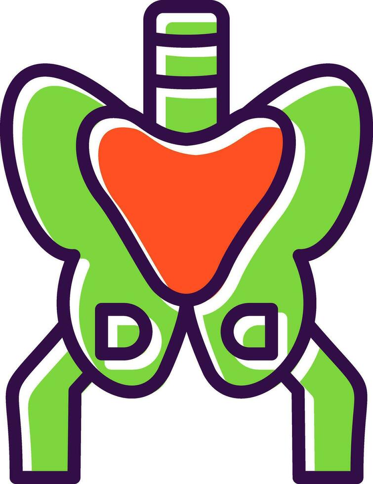 Pelvis Vector Icon Design