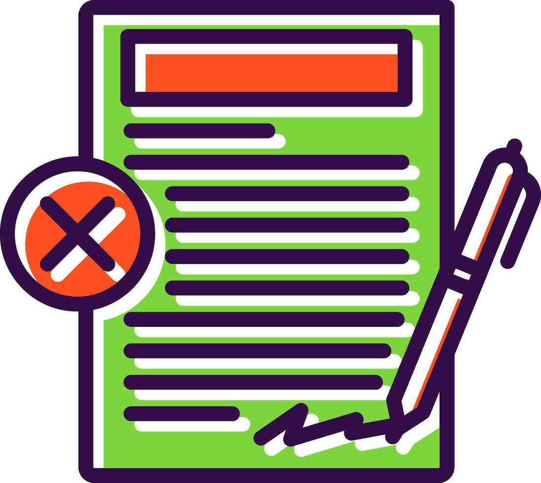 Disagreement Vector Icon Design
