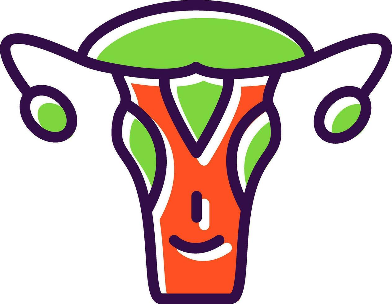 Uterus Vector Icon Design