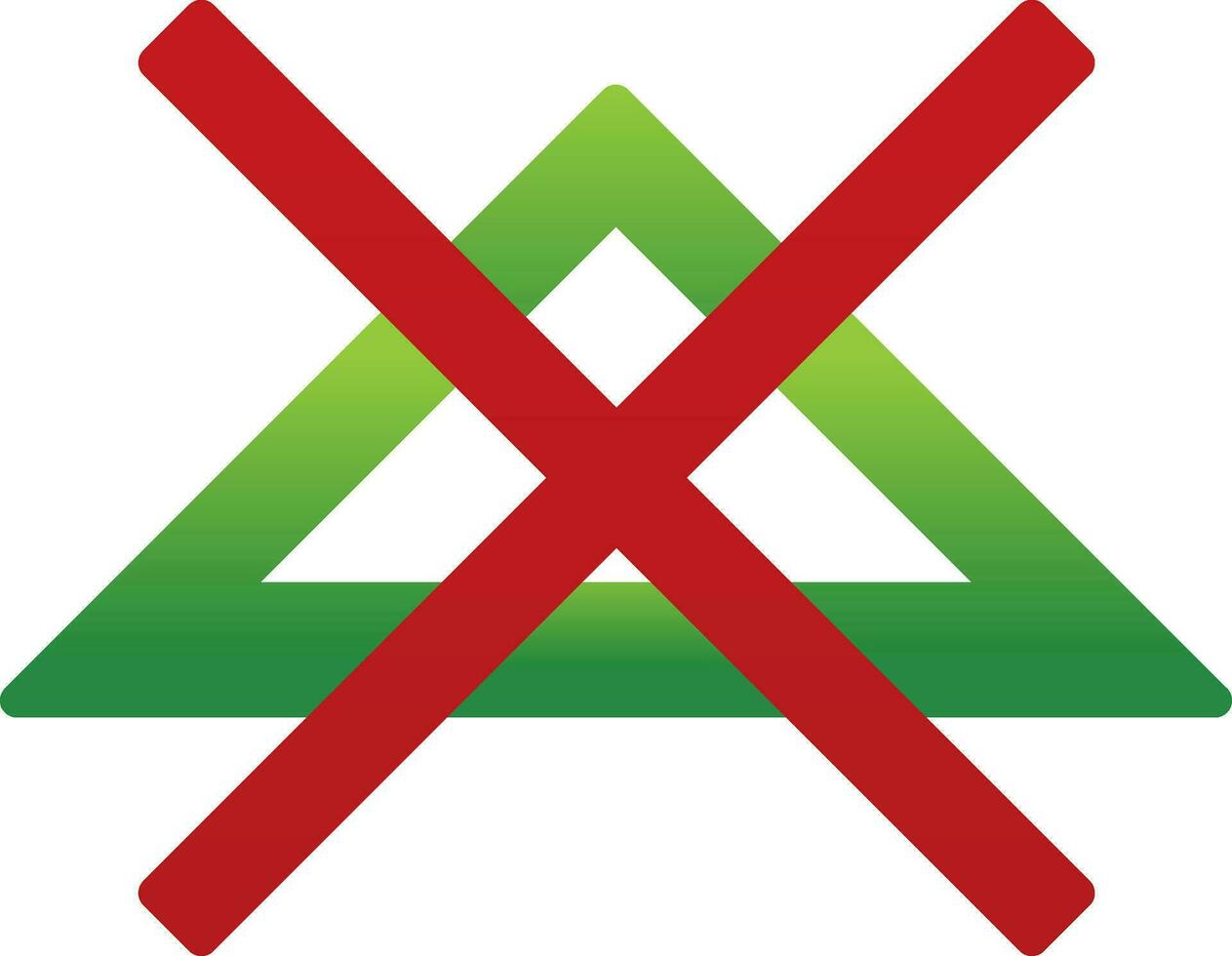 No bleach Vector Icon Design