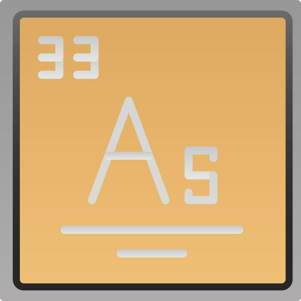 arsénico vector icono diseño