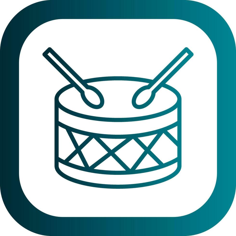 Drum Vector Icon Design