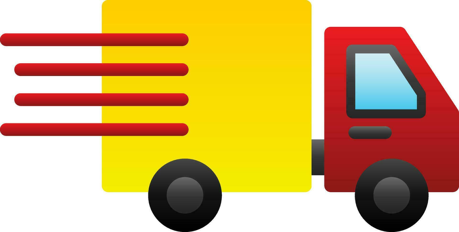 Delivery truck Vector Icon Design