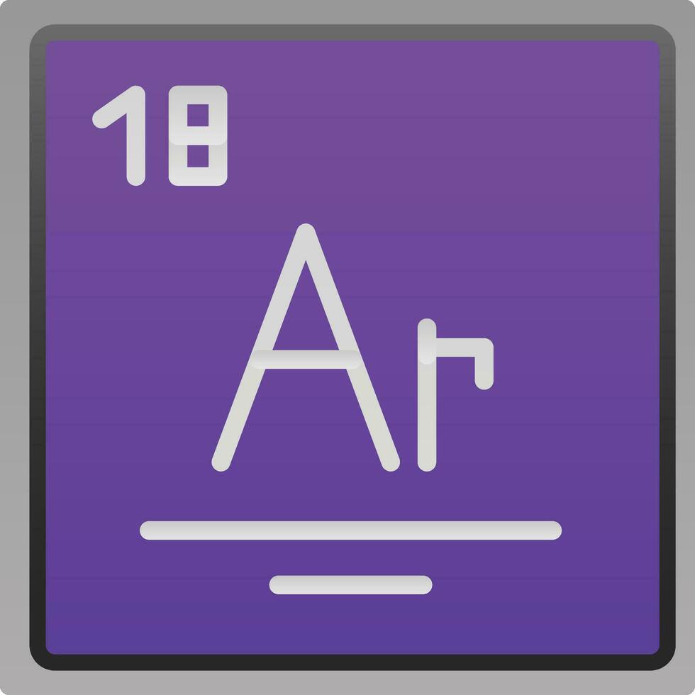 Argon Vector Icon Design