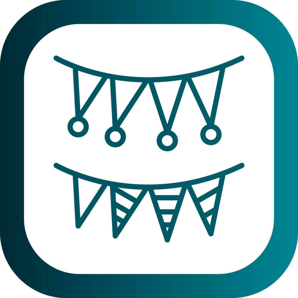 Garlands Vector Icon Design