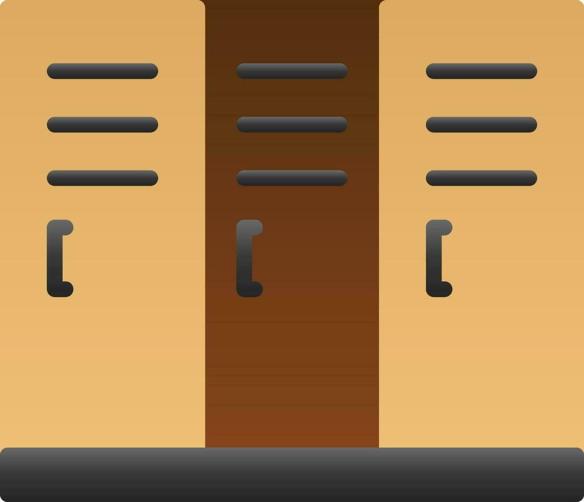Locker Vector Icon Design