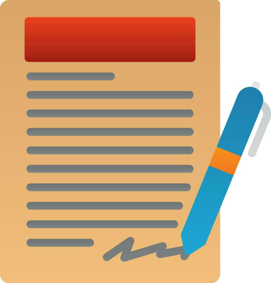 Agreement Vector Icon Design