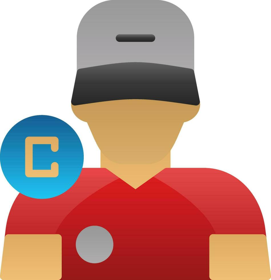 Captain Vector Icon Design