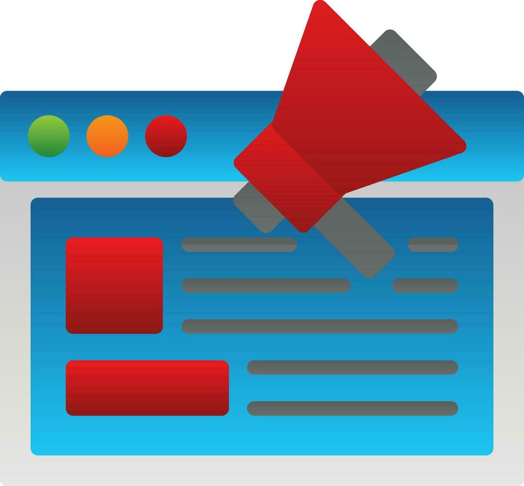 Campaign Vector Icon Design
