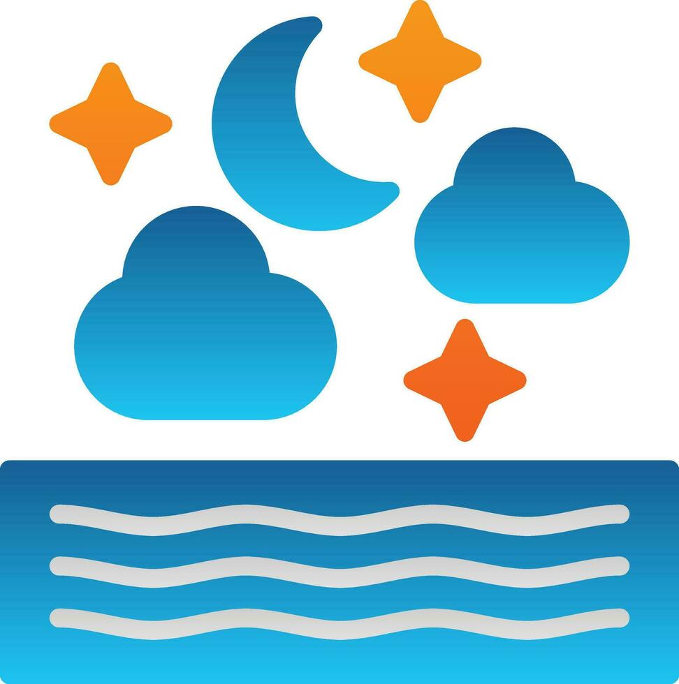 Night Vector Icon Design