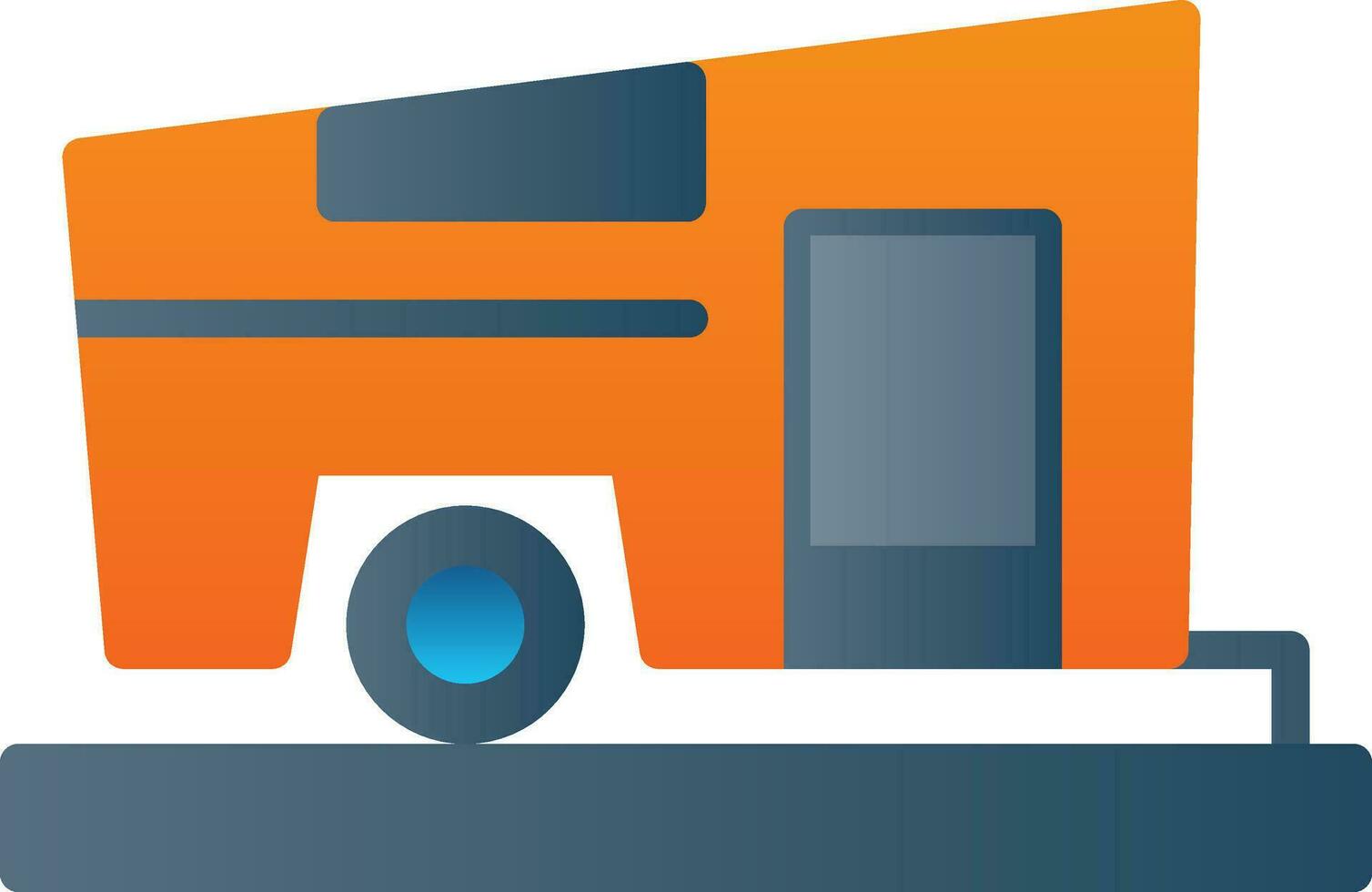 Campervan Vector Icon Design