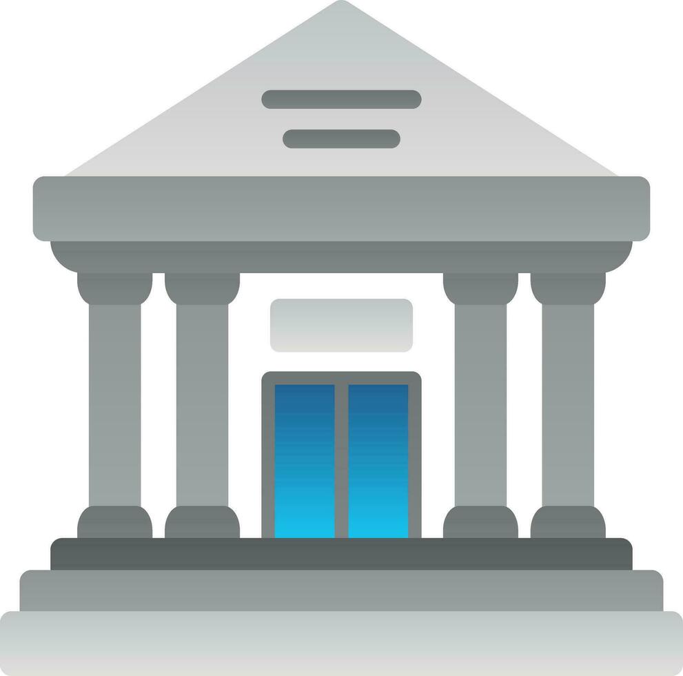 Courthouse Vector Icon Design