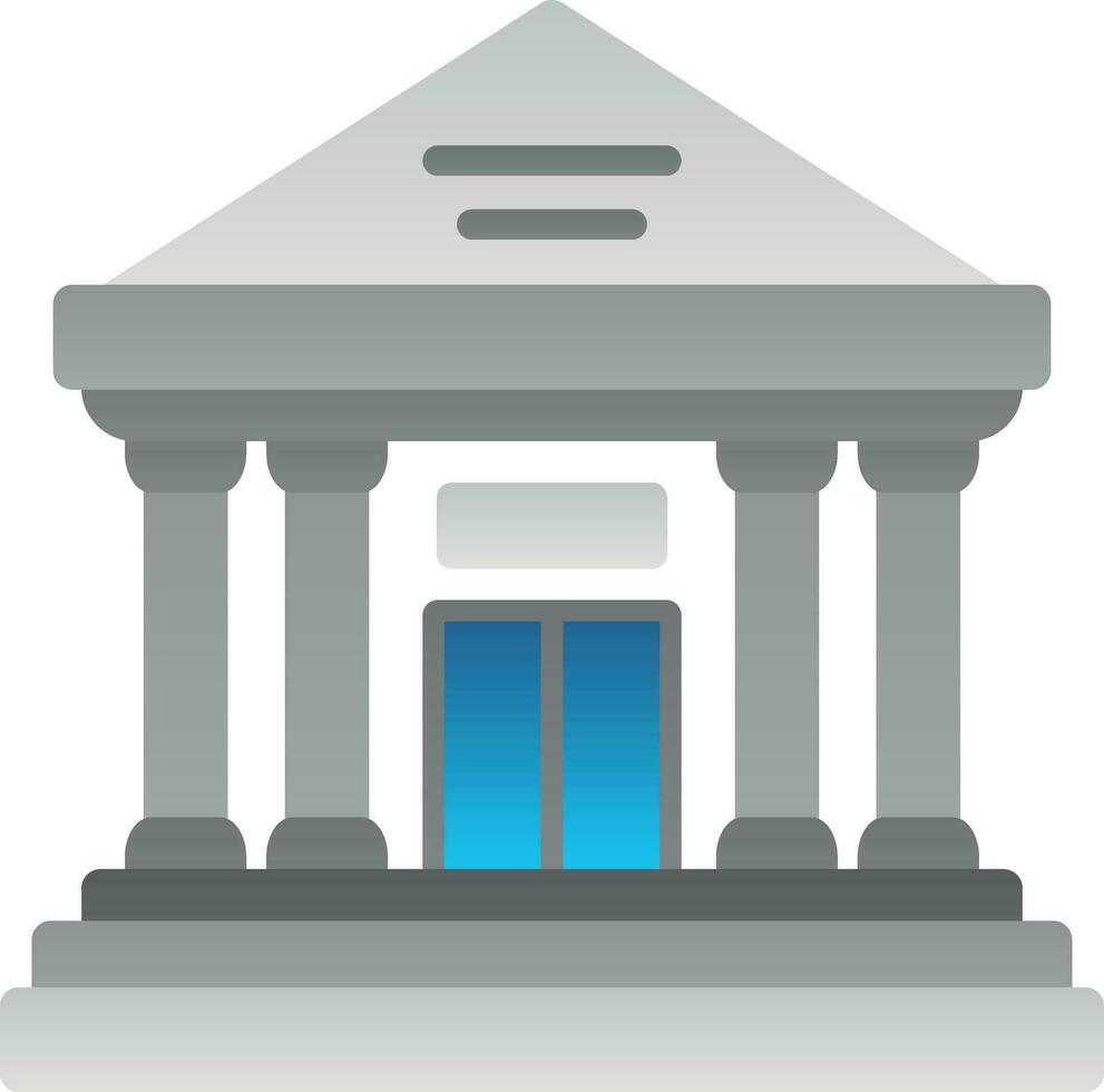 Courthouse Vector Icon Design