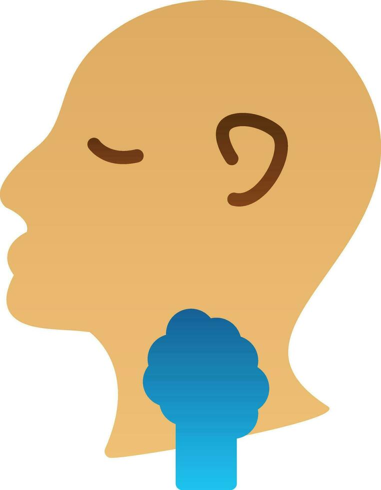 Thyroid Vector Icon Design