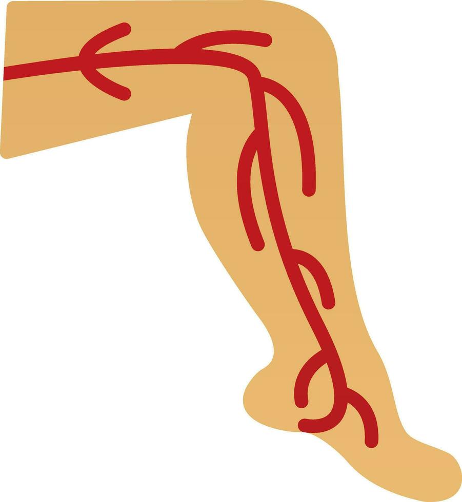 Veins Vector Icon Design