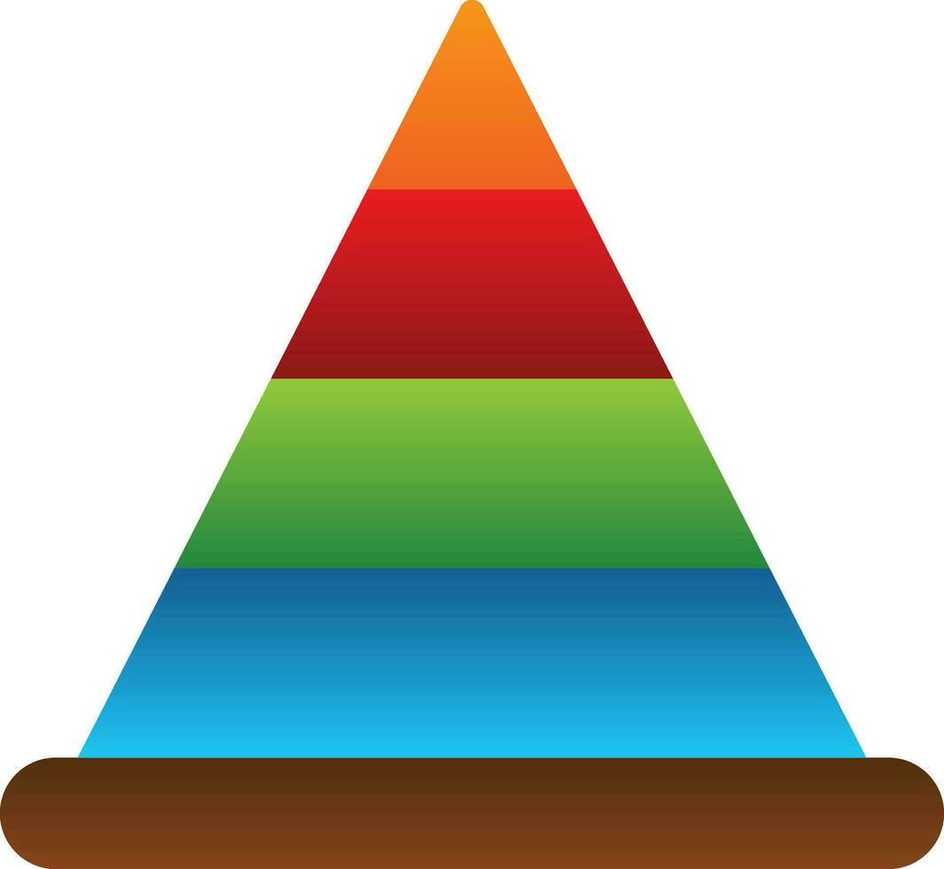 Pyramid Vector Icon Design