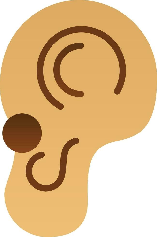 Ear Vector Icon Design