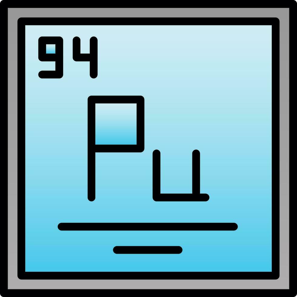 Plutonium Vector Icon Design