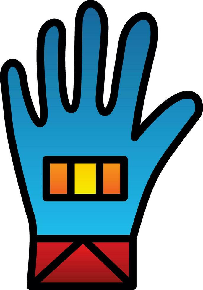 Glove Vector Icon Design