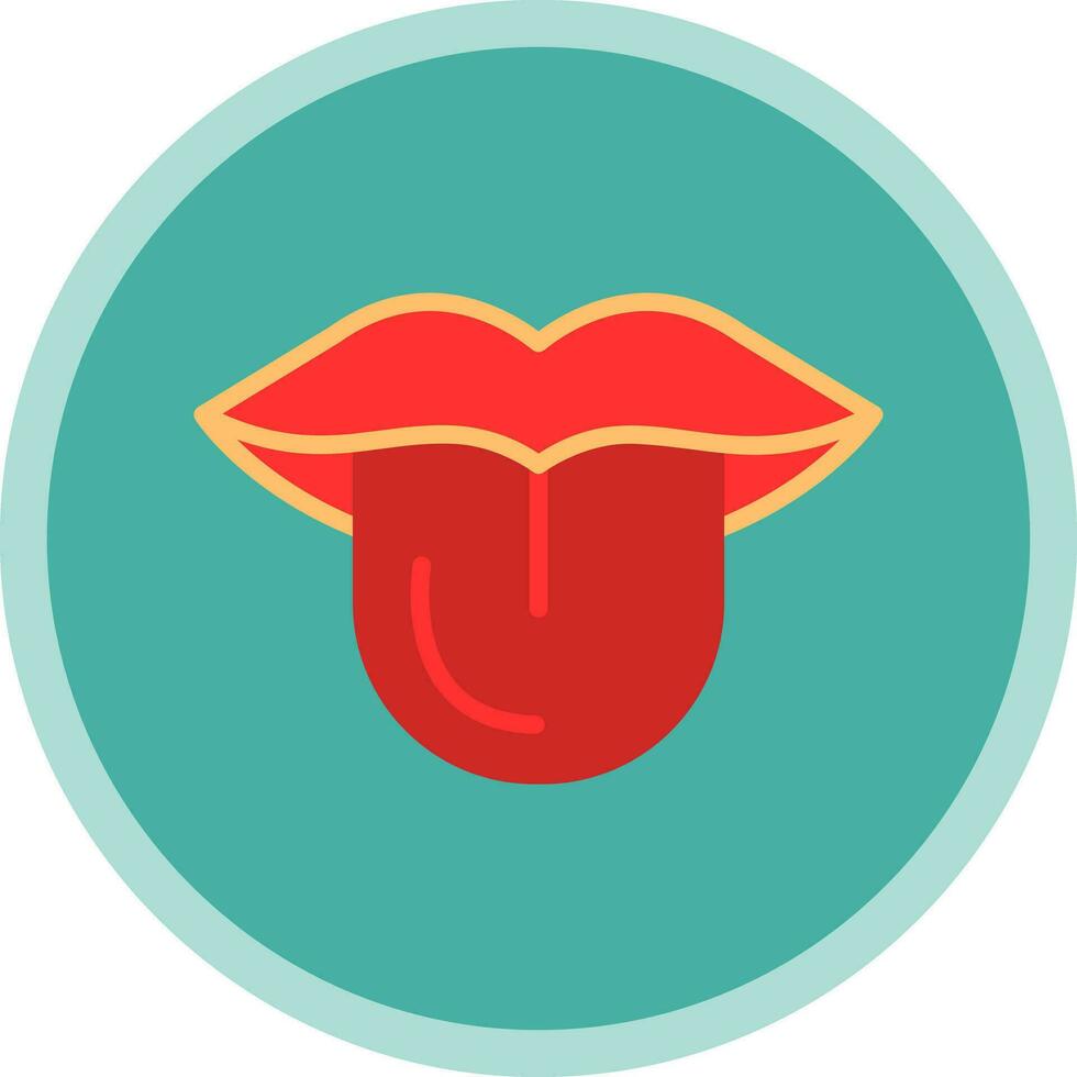 Tongue Vector Icon Design