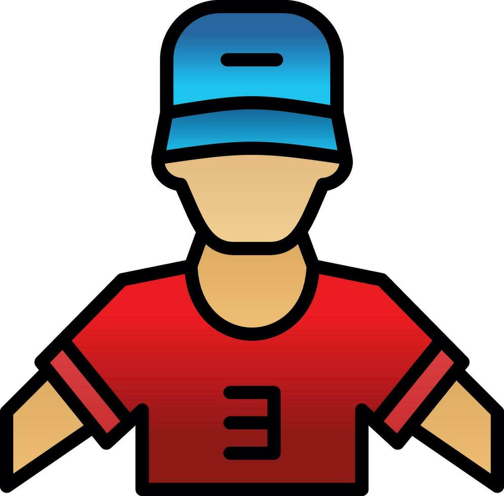 Player Vector Icon Design