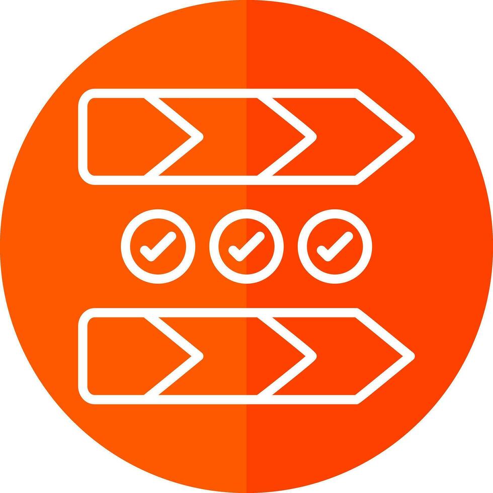 Value chain Vector Icon Design