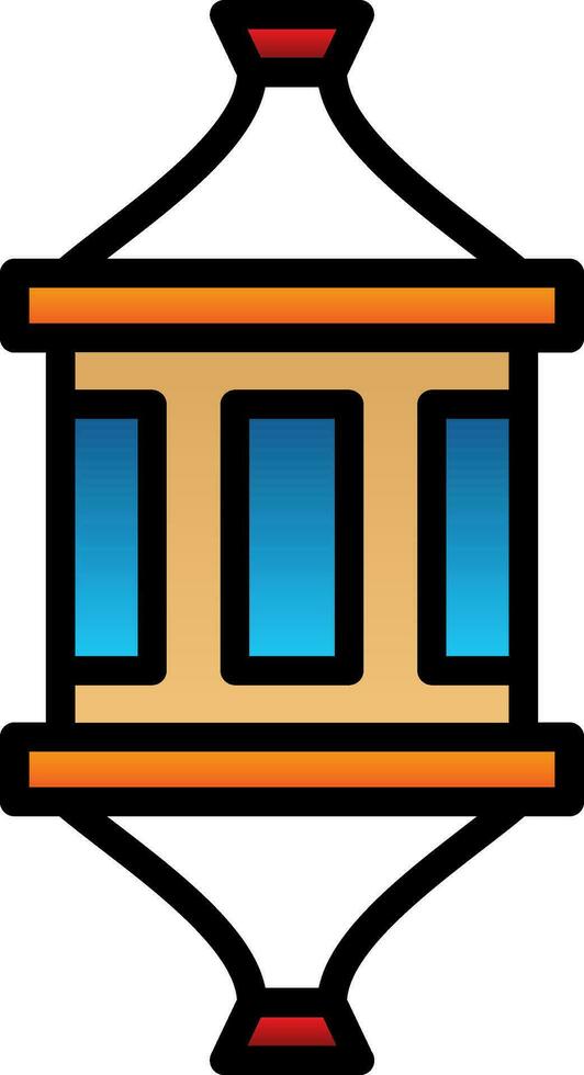 Lantern Vector Icon Design