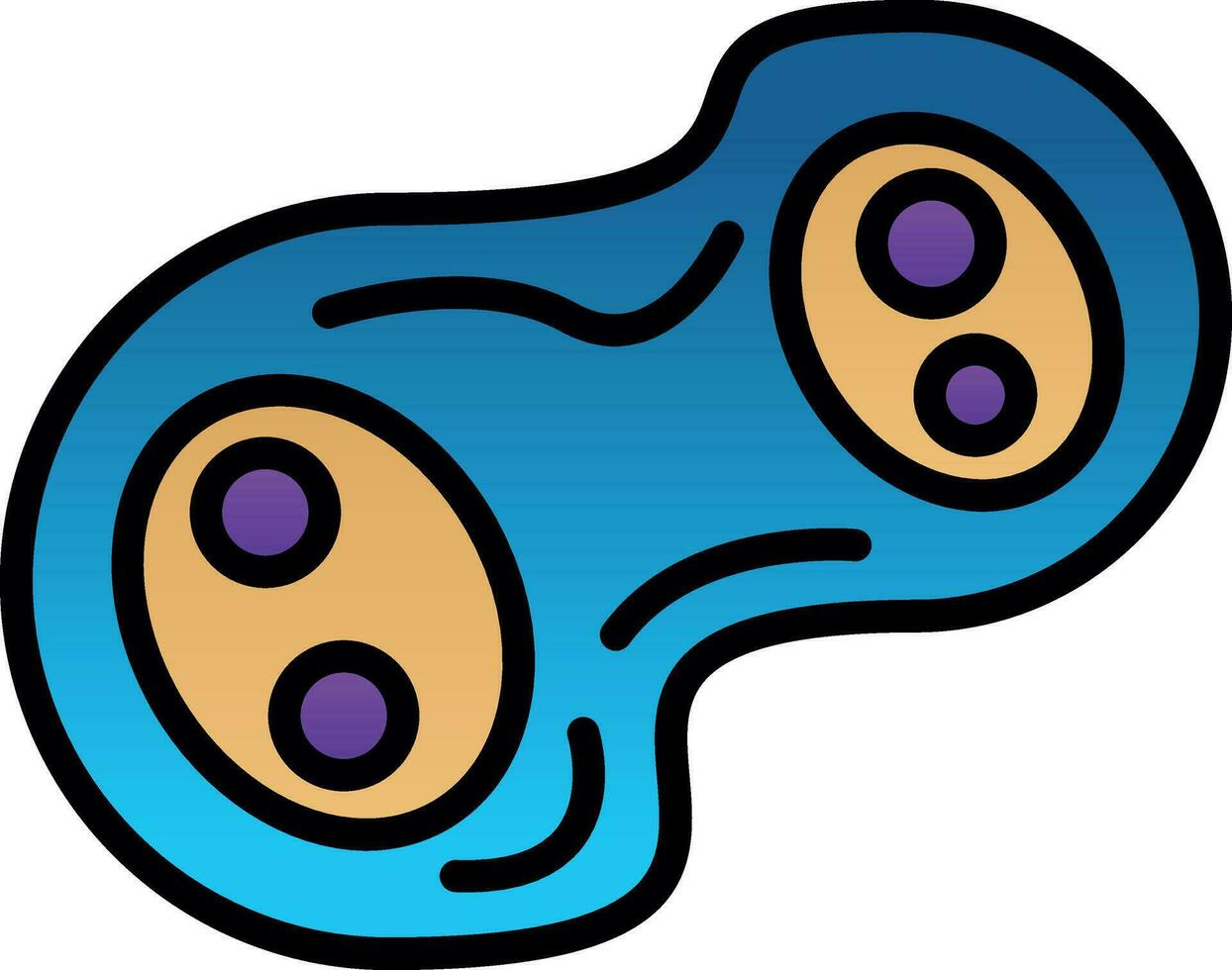 Cell division Vector Icon Design