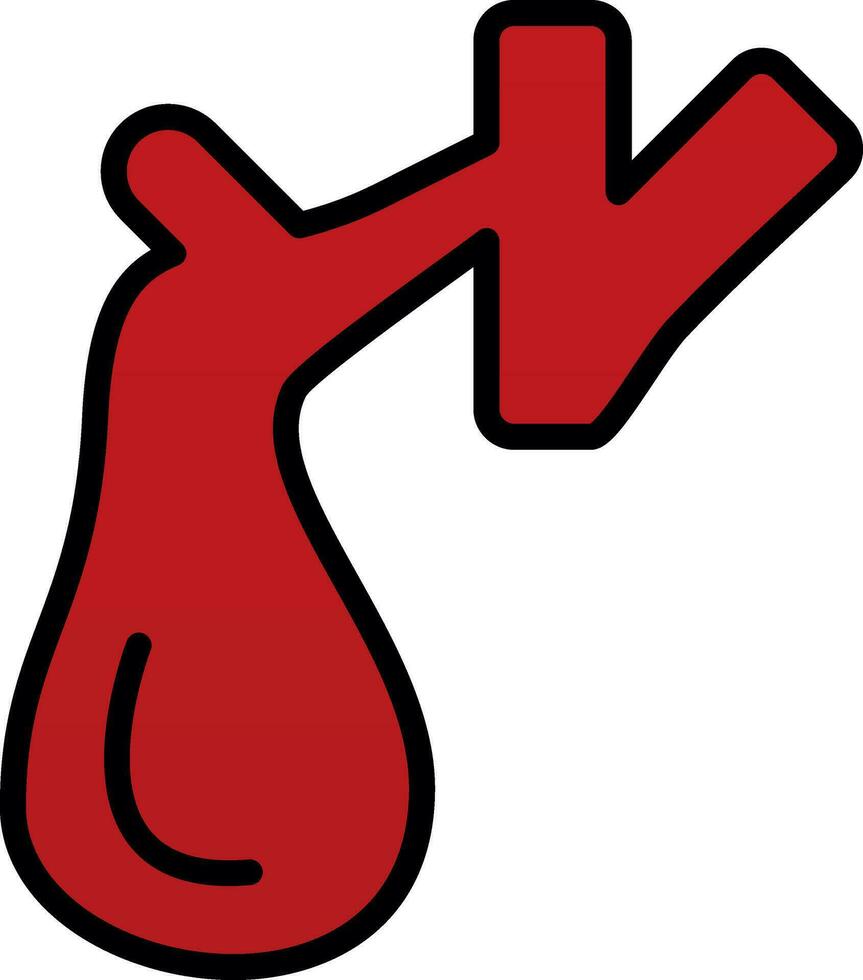 Gallbladder Vector Icon Design