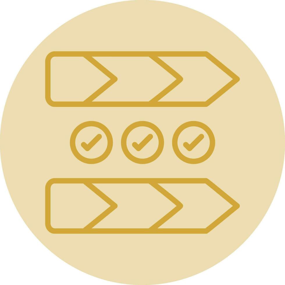 Value chain Vector Icon Design