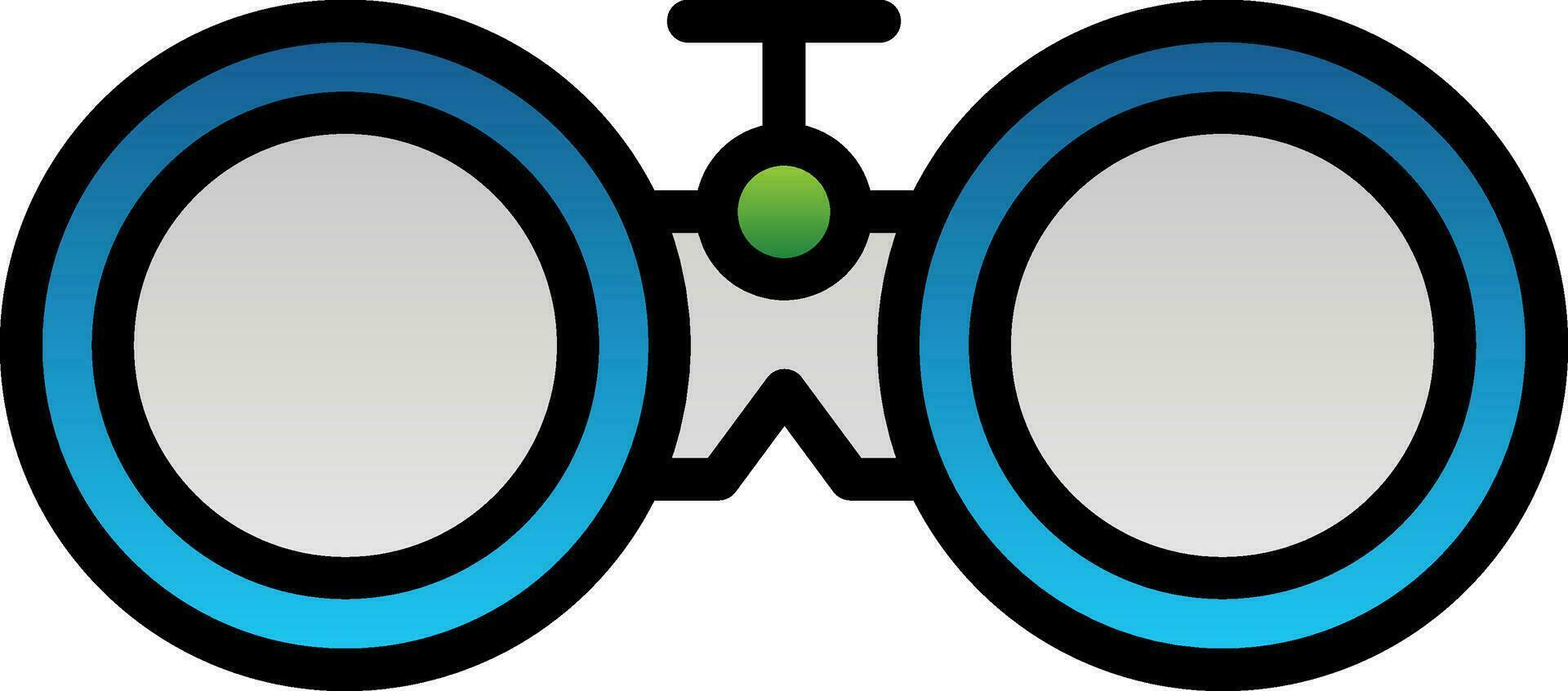 Binoculars Vector Icon Design