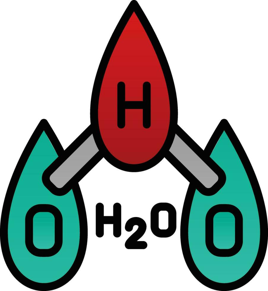 H2o Vector Icon Design