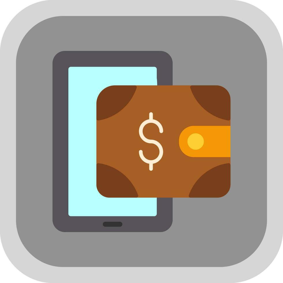 Digital wallet Vector Icon Design