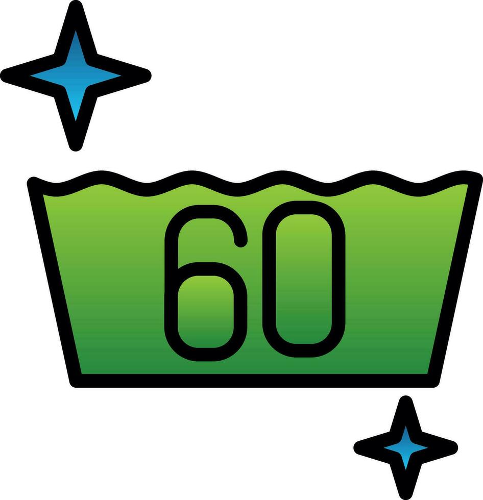 60 60 vector icono diseño