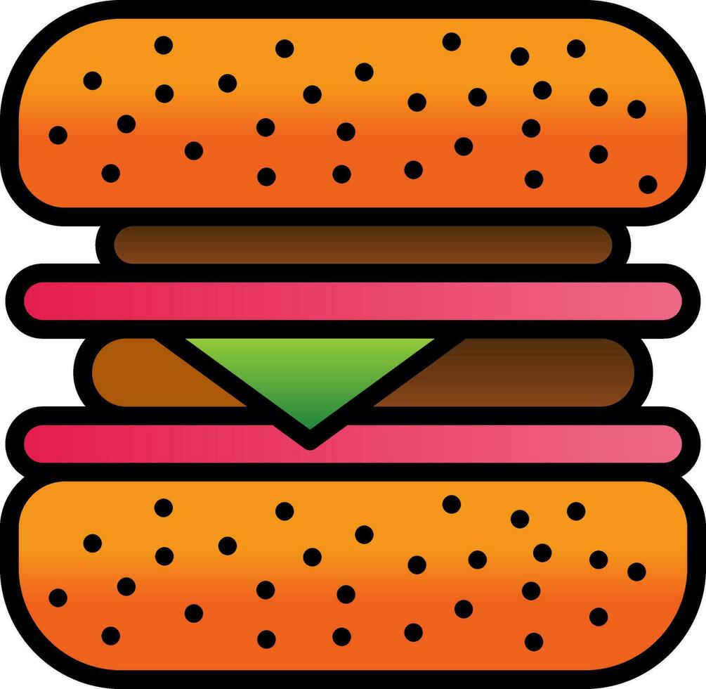 rápido comida vector icono diseño