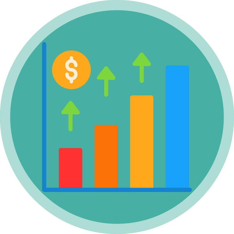 Gain Vector Icon Design