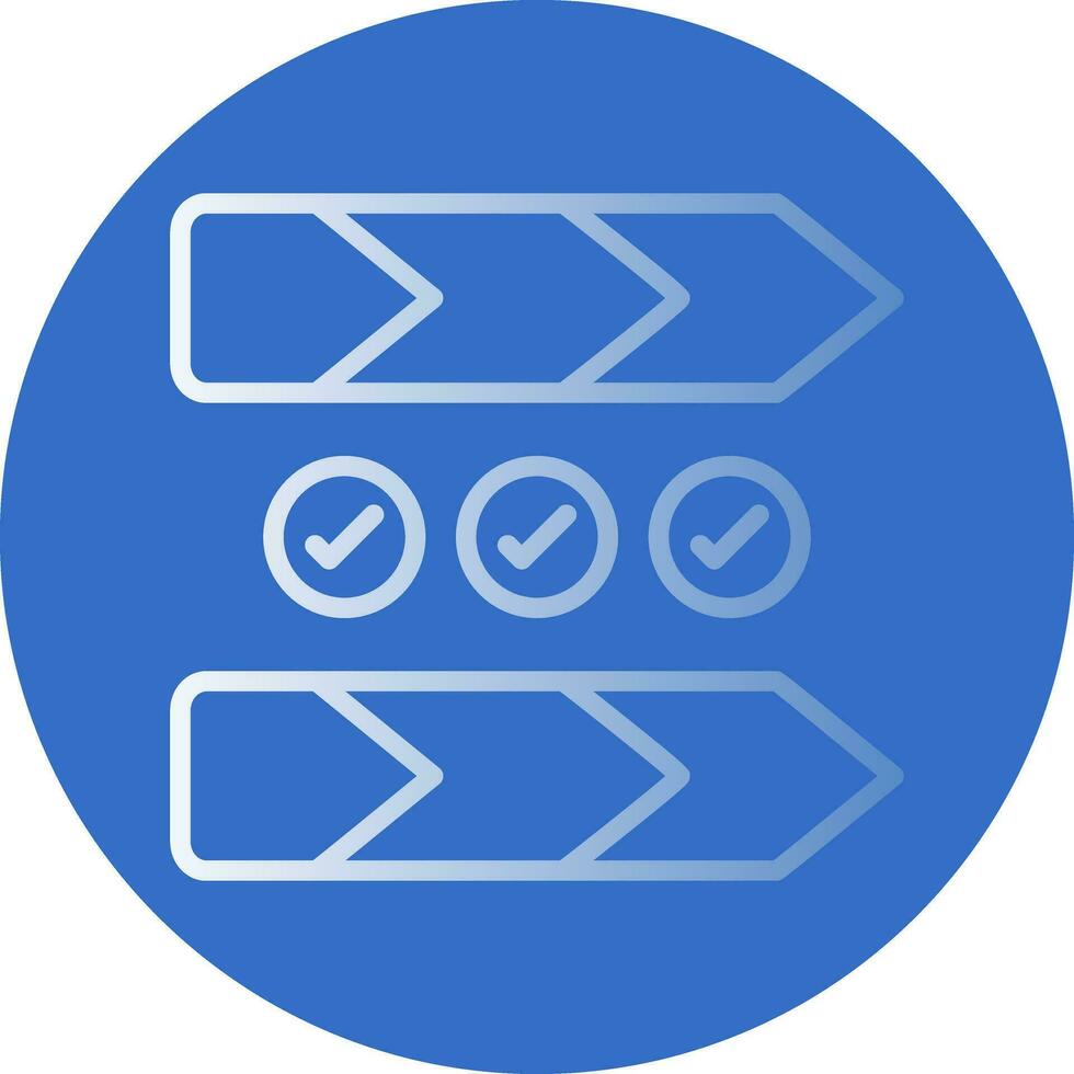 Value chain Vector Icon Design