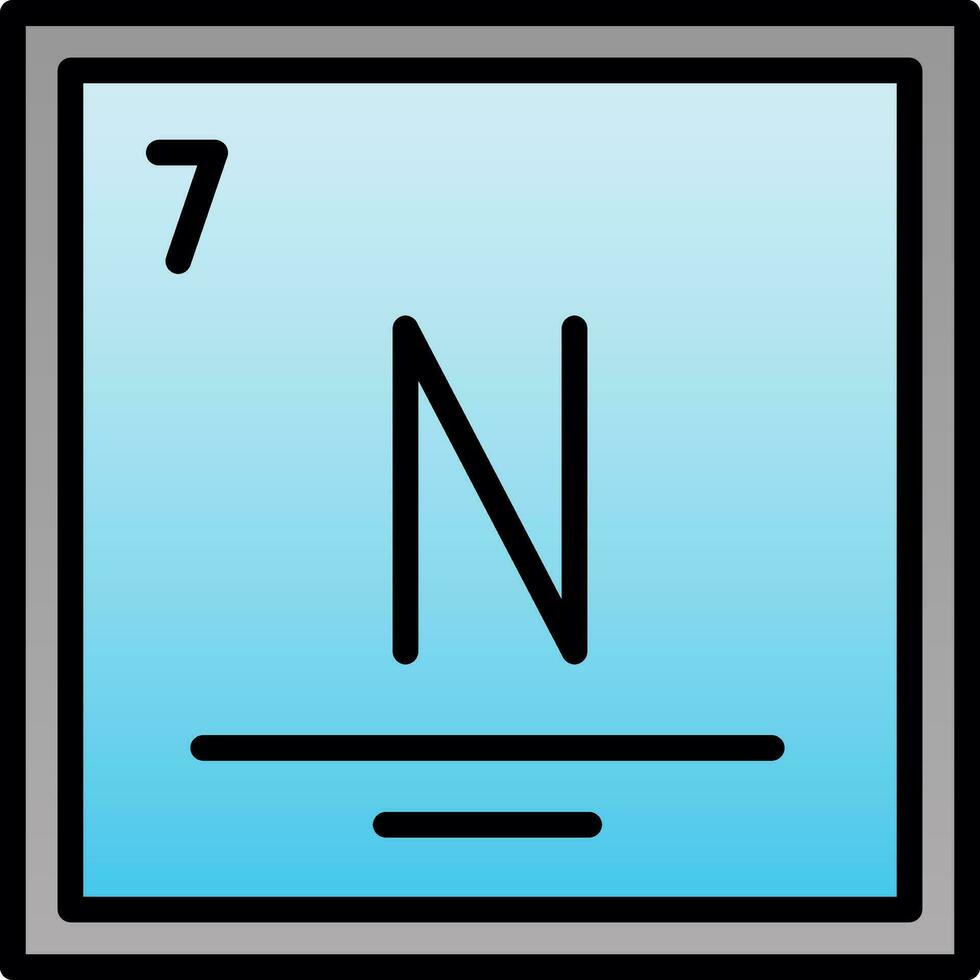Nitrogen Vector Icon Design