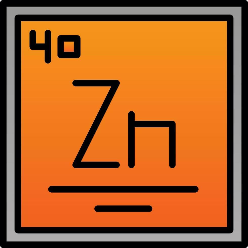 Zirconium Vector Icon Design