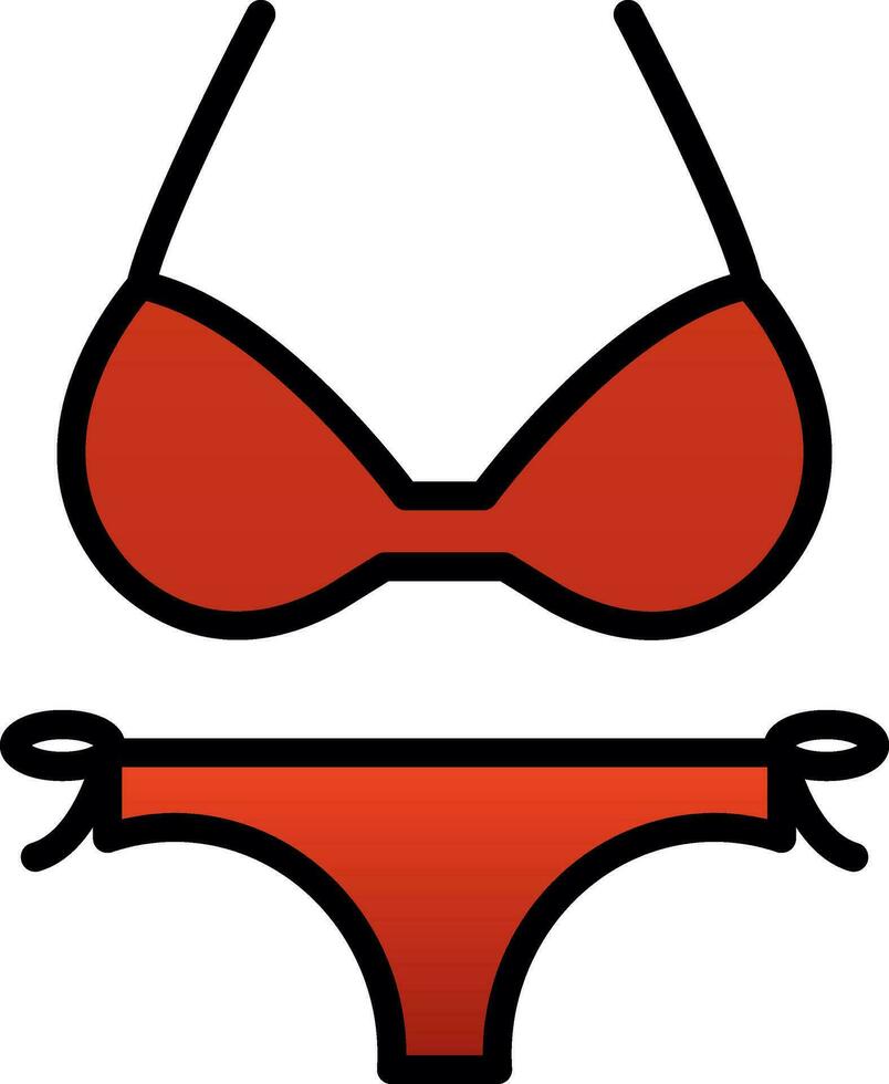 bikini vector icono diseño