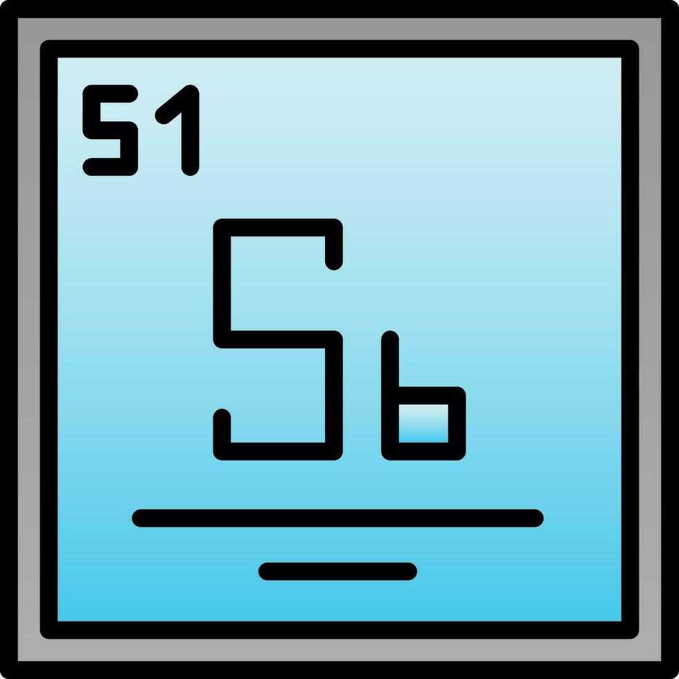 Antimony Vector Icon Design