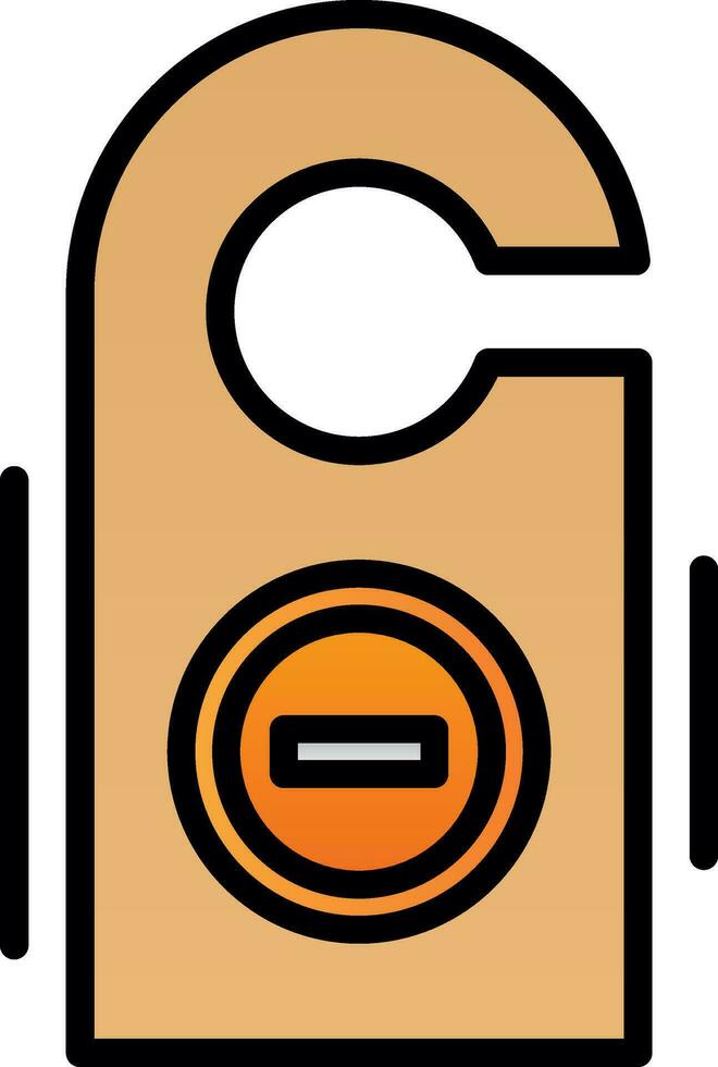 Do not disturb Vector Icon Design