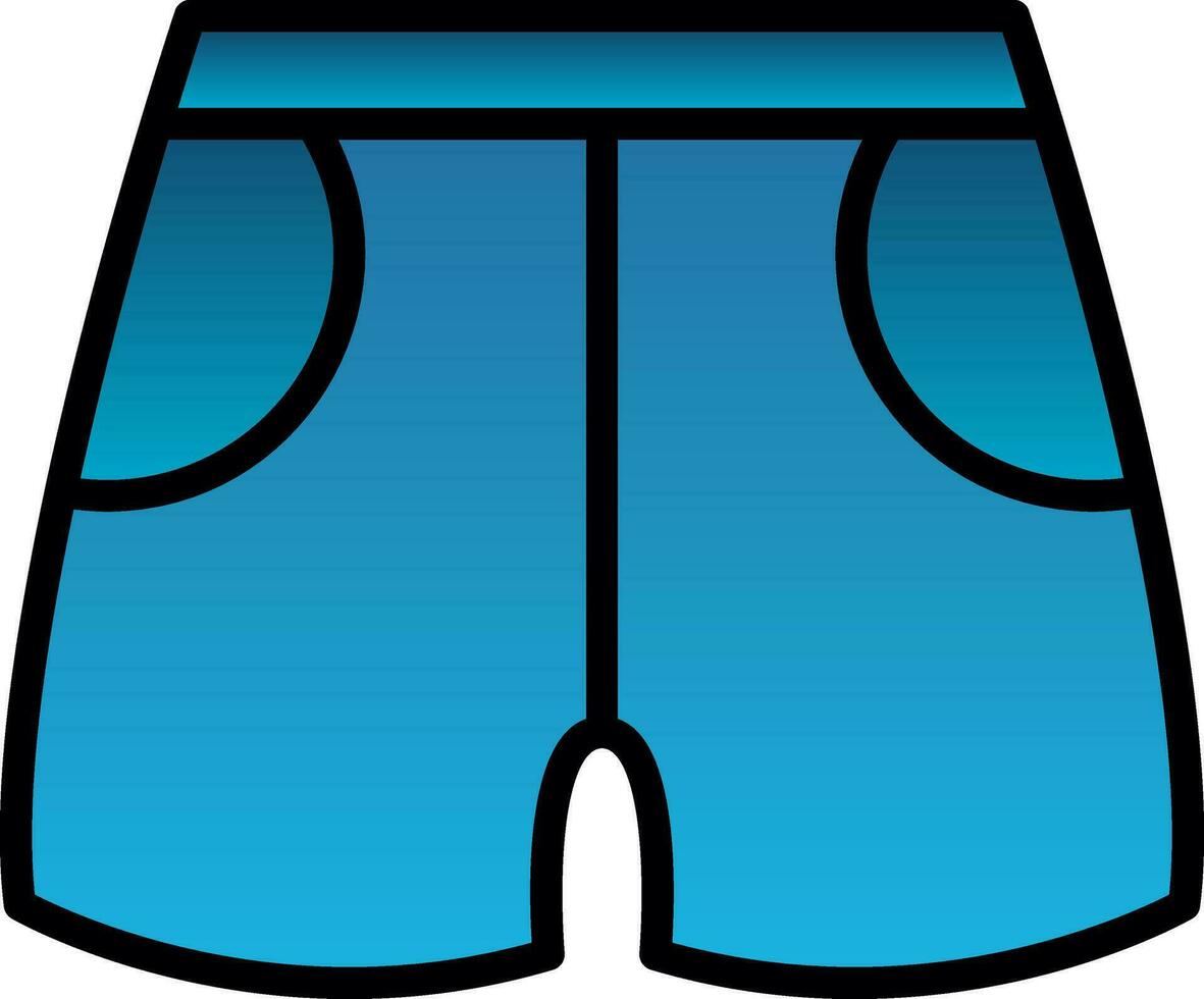 Swim shorts Vector Icon Design