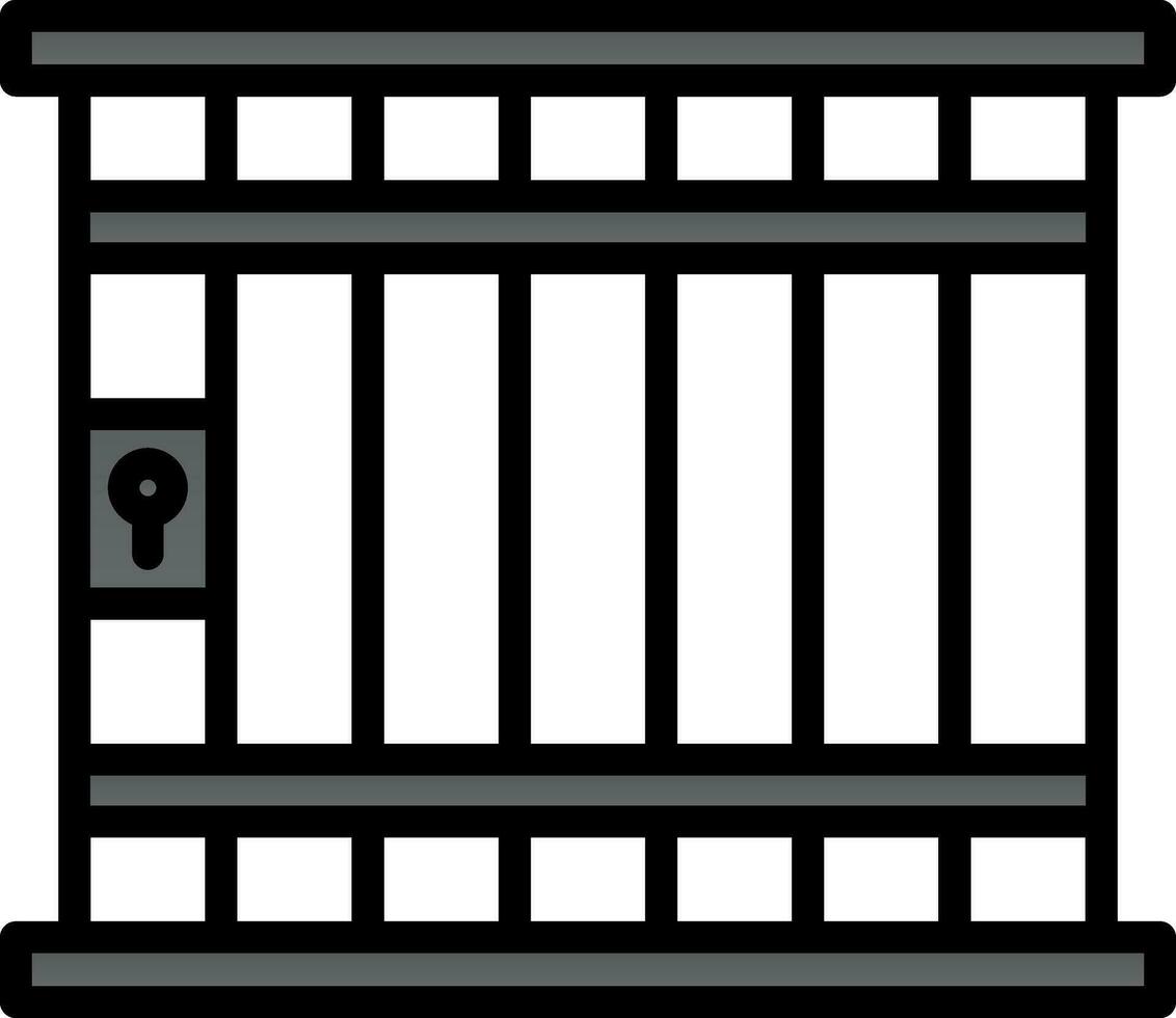 diseño de icono de vector de prisión
