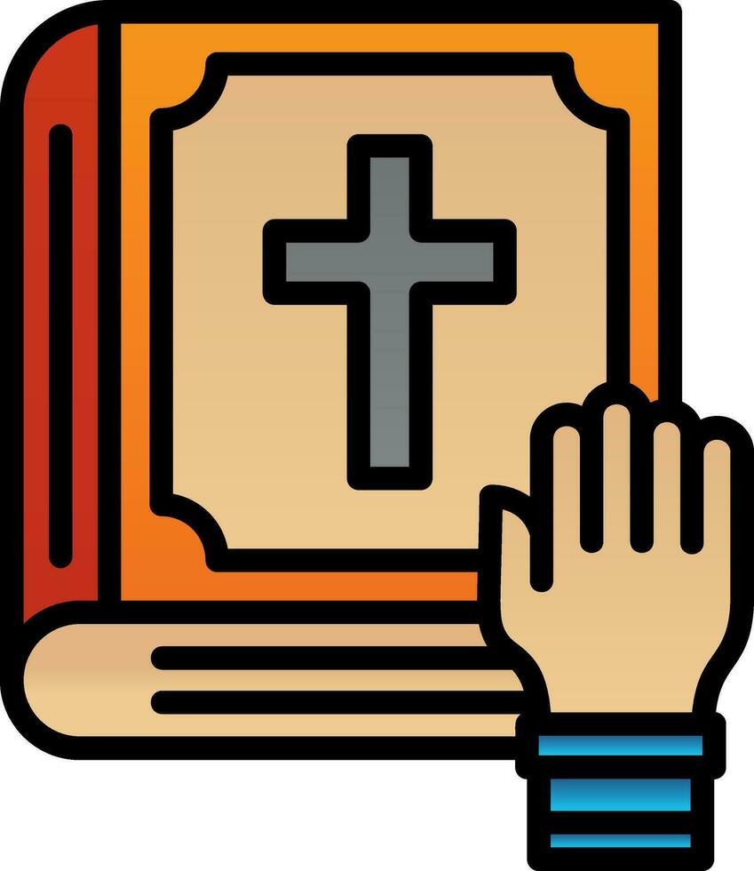 Oath Vector Icon Design
